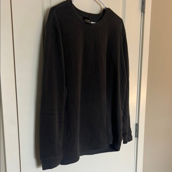 Men’s 32 Degree Grey Fleece Long Sleeve Shirt - Picture 3 of 7